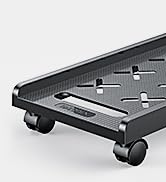 Computer Tower Stand CPU Stand - iDsonix Ventilated PC Tower Stand, Under Desk CPU Holder Mobile ...