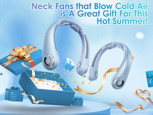 neck fan rechargeable cold air
