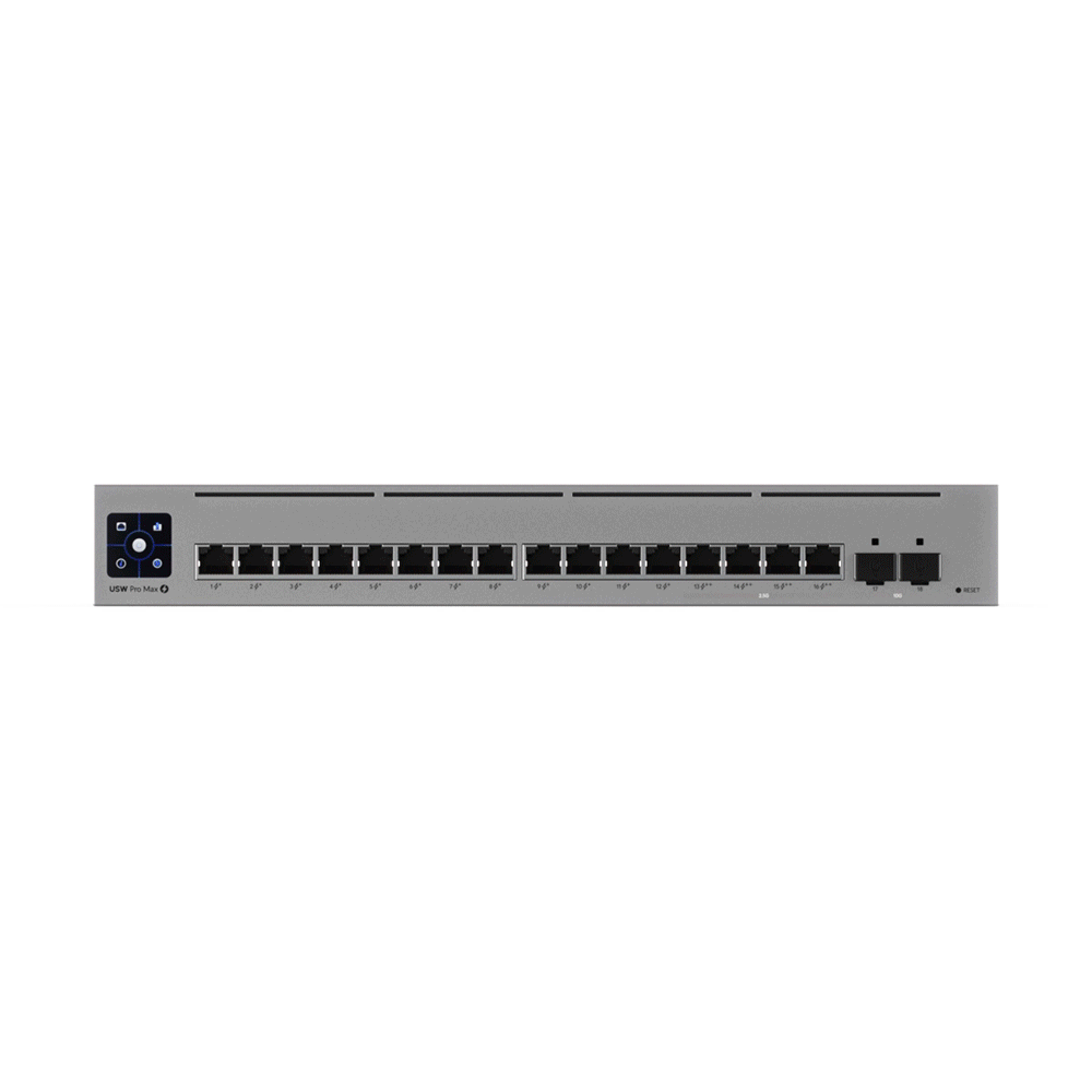 Ubiquiti Pro Max 16 PoE 16-port Layer 3 PoE Switch
