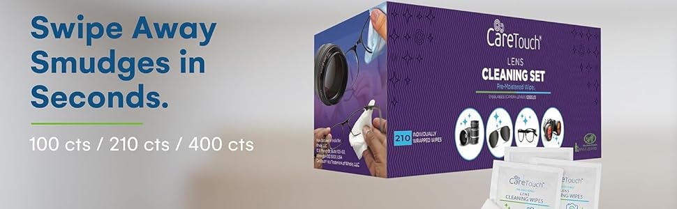 Swipe away smudges in seconds