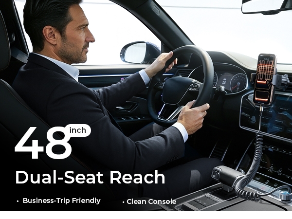 95W Fast Charging USB C Car Charger