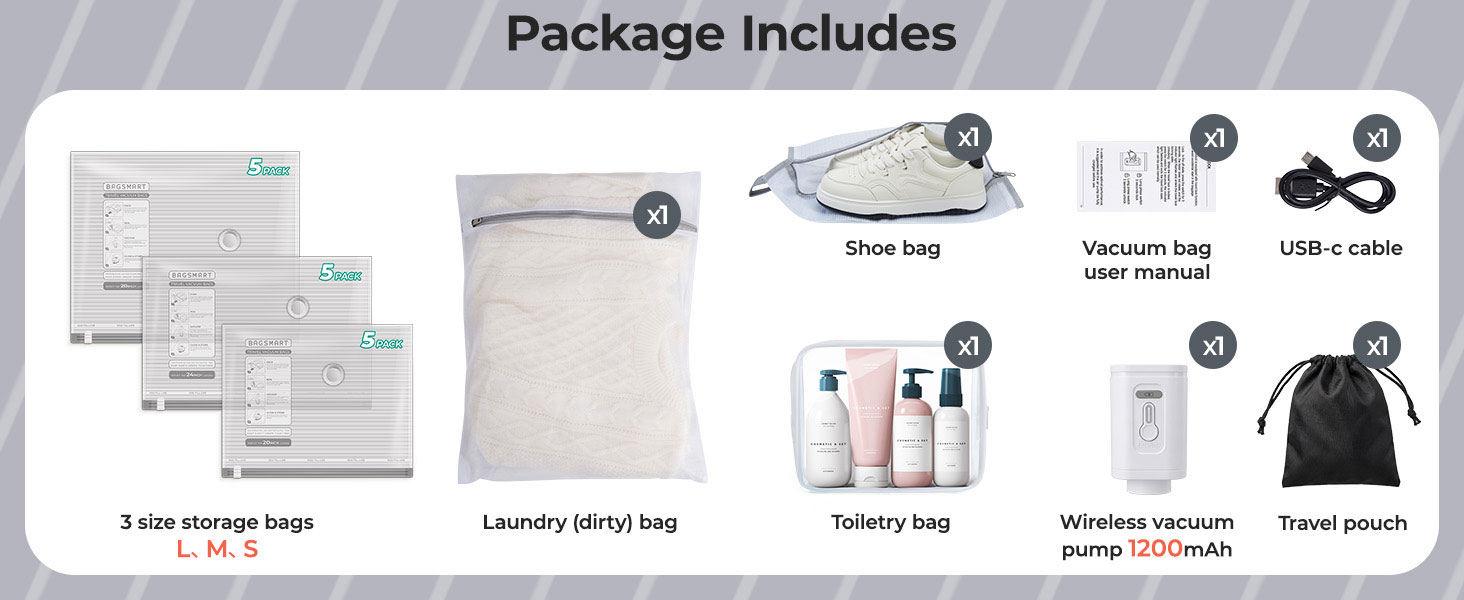 travel vacuum bags