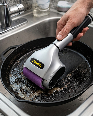 electric grill brush for outdoor grill