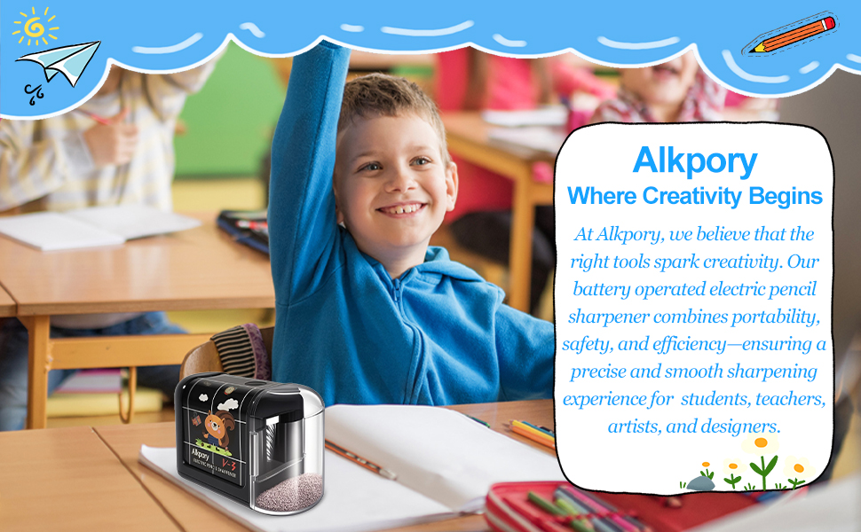 battery operated electric pencil sharpener