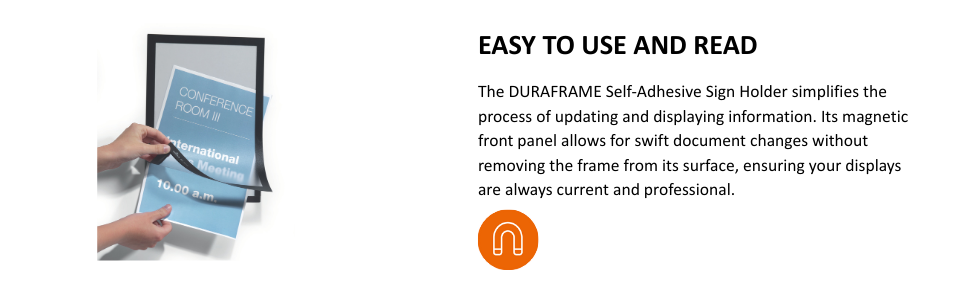 duraframe,magnetic frames,sign holder,magnetic frame,self-adhesive frame,magnetic sign holder,poster