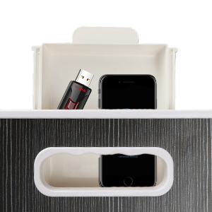 the iphone in the storage box