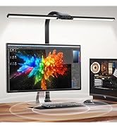LED Desk Lamp for Home Office, Eye-Caring Desk Light with Clamp, 15W Double Head Architect Task L...