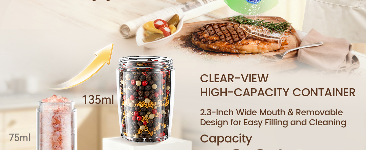 Newly upgraded 135ML large capacity
