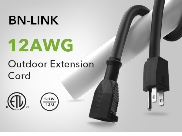  BN-LINK 12 gauge outdoor extension cord