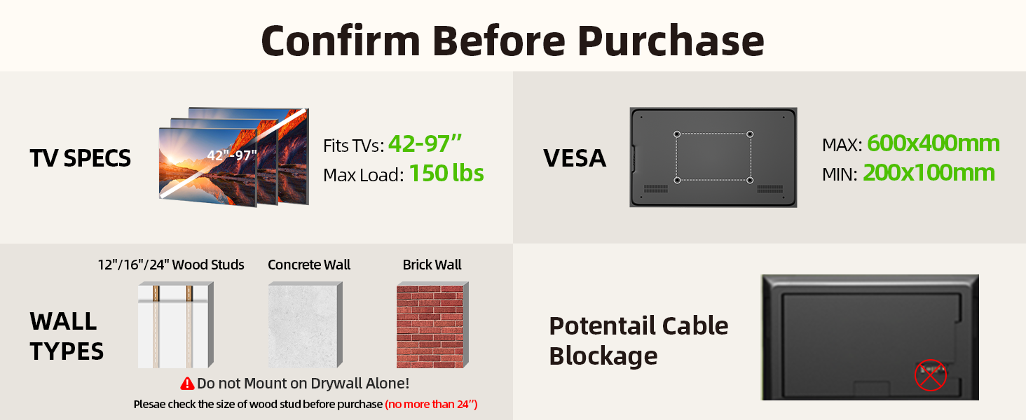 tv wall mount 90 inch