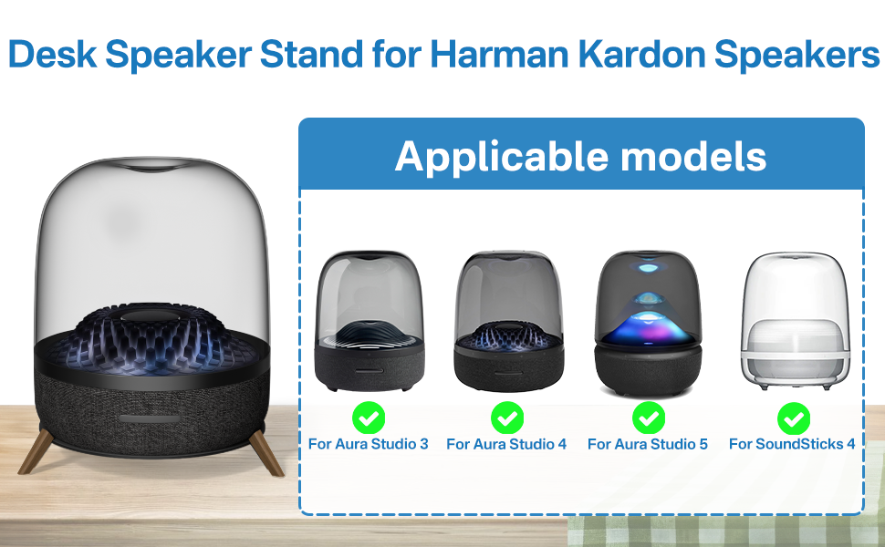 Desk Speaker Stand for Harman Kardon Speakers