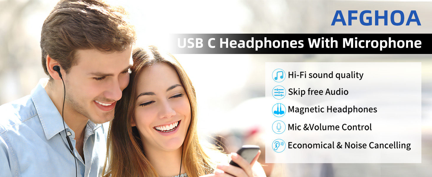 usb c headphones wired