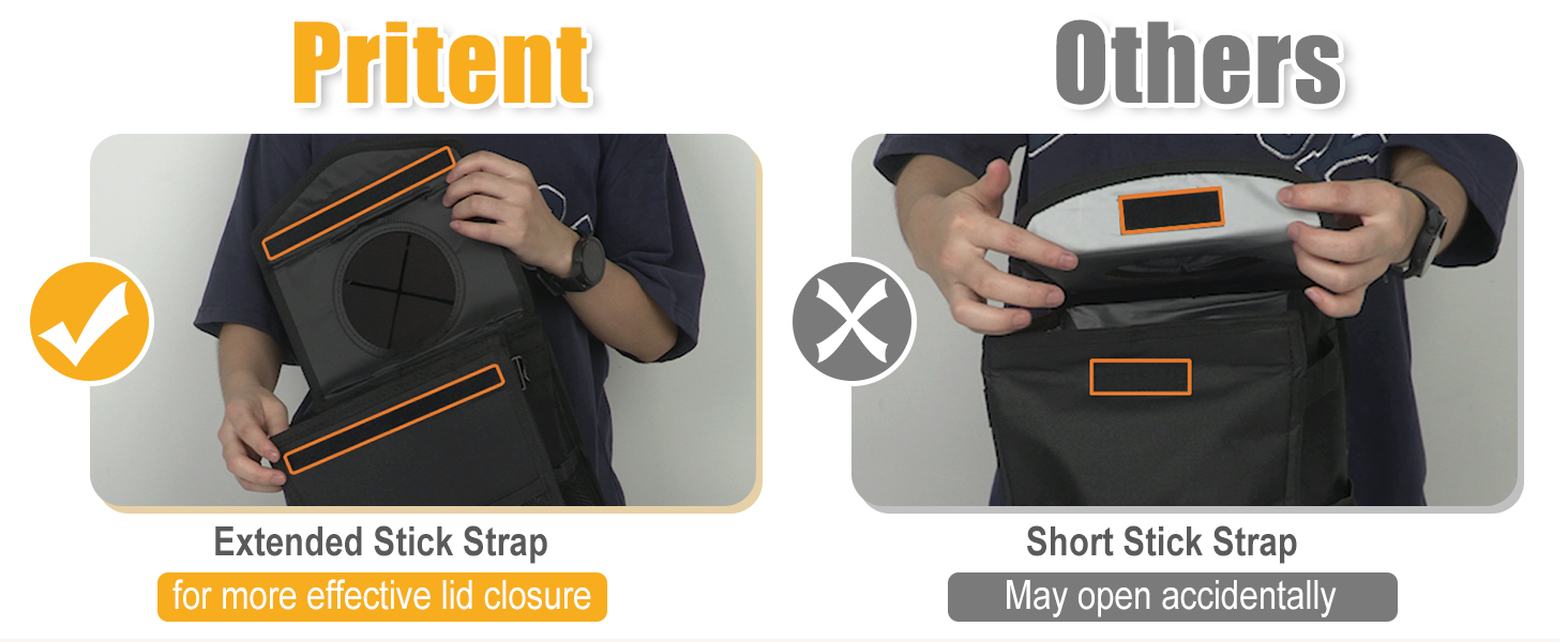 car trash can for car