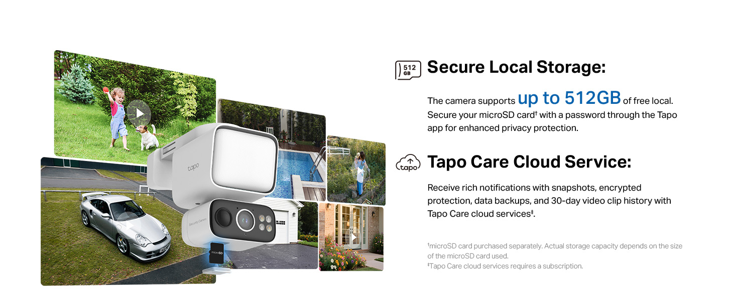 Secure Local Storage &amp;amp; Tapo Care Cloud Service