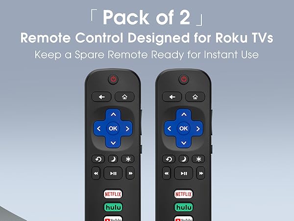 for roku remote, for roku remote replacement, for tcl roku tv remote, for roku tv remote