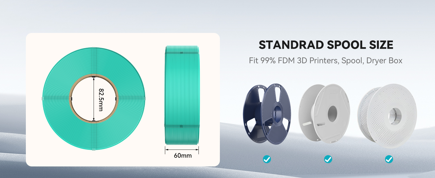 SUNLU 3D Printer Filament Bundle, 1kg Refill Filament