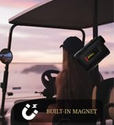 SG SURGOAL 4-in-1 Laser Rangefinder 6X Magnification, USB-C Rechargeable, Built-in Magnet, Outdoo...