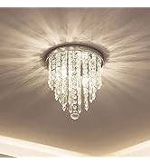 lifeholder Mini Chandelier, Crystal Chandelier Lighting, 2 Lights, Flush Mount Ceiling Light, H10...