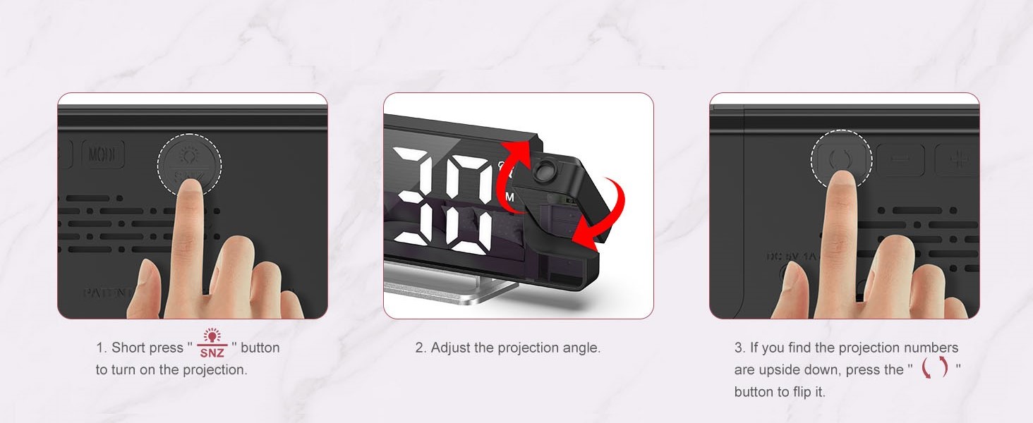 Projection Alarm Clock