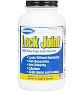 ComStar Lock Joint Blue Pipe Joint Sealant, Leak-Proof NPT Thread Connections, Works on Metal &amp; P...