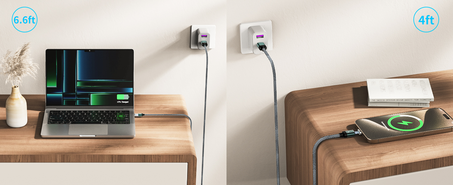 100W Magnetic Charging Cable