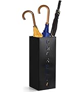Hiceeden Metal Umbrella Stand, Freestanding Square Mesh Umbrella Holder for Home, Entryway, Offic...