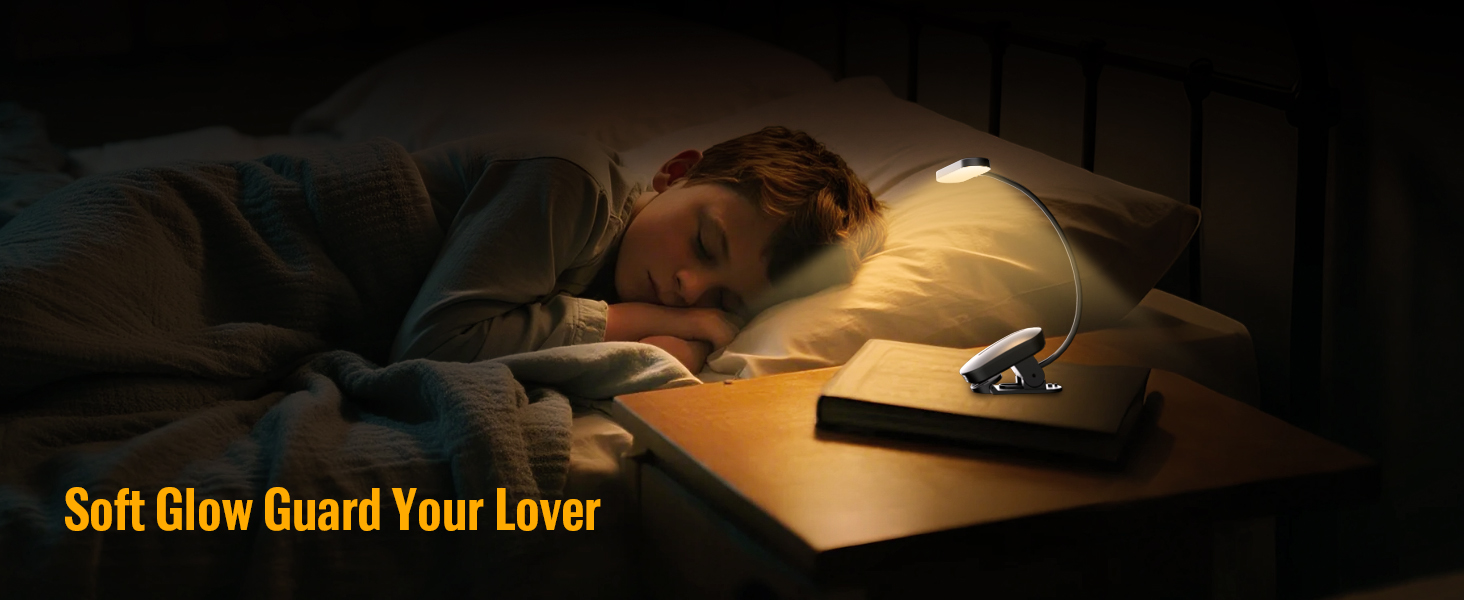 book light clip on,Soft Glow Guard Your Lover