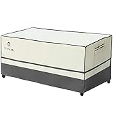WJ-X3 Patio Table Covers, Outdoor 600D Heavy Duty Waterproof UV Resistant Dining Table Cover, 67x...