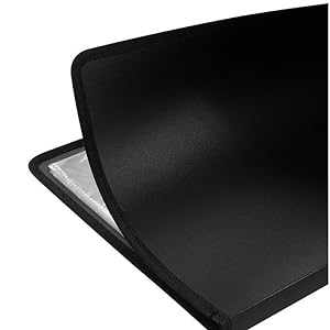 binder with plastic sleeve