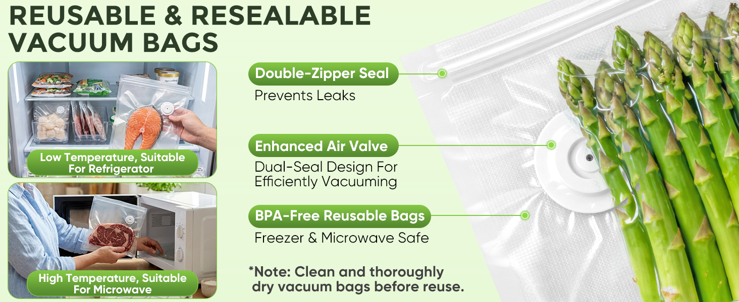 Compact Vacuum Sealer for Food