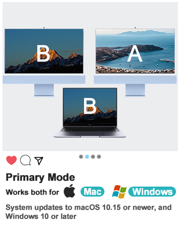 USB C to Dual HDMI Adapter
