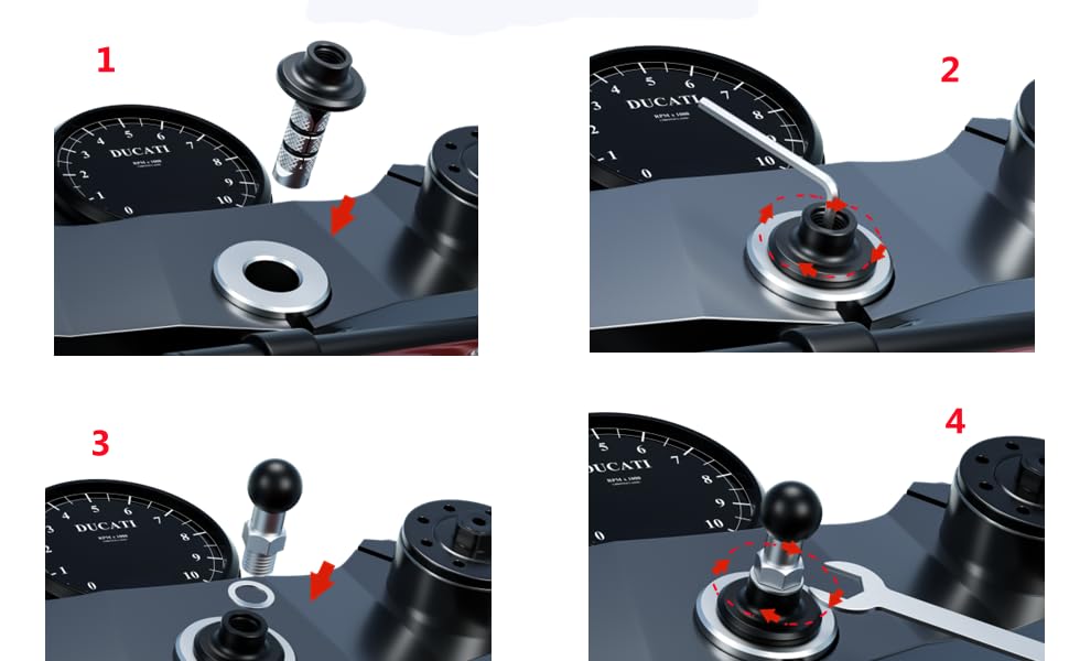 motorcycle phone mount holder