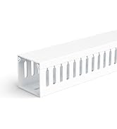 ZhiYo 78in(2X L39in) Professional Server Rack Cable Management Raceway, W2in x H2in Cable Raceway...