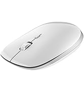 Wireless Mouse ,2.4G Portable Whisper Quiet Optical Mice Nano Receiver,Compatible Laptop,Tablet,P...
