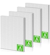 XBGG 4 Pack 115115 HEPA Replacement Filter Compatible with Winix PlasmaWave Air Purifier C535 AM9...
