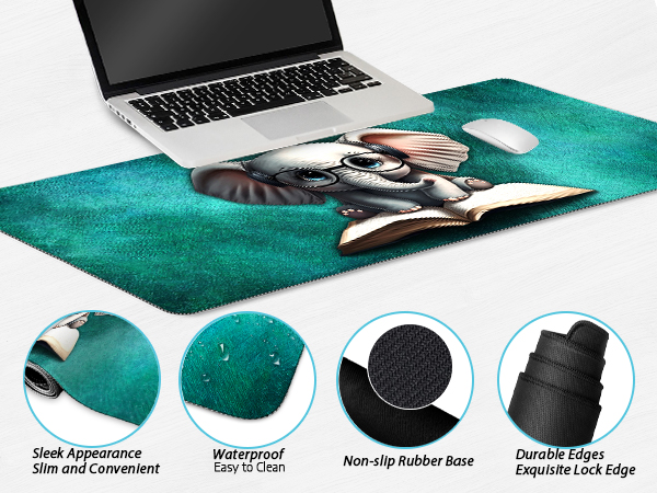 Elephant Large Desk Pad