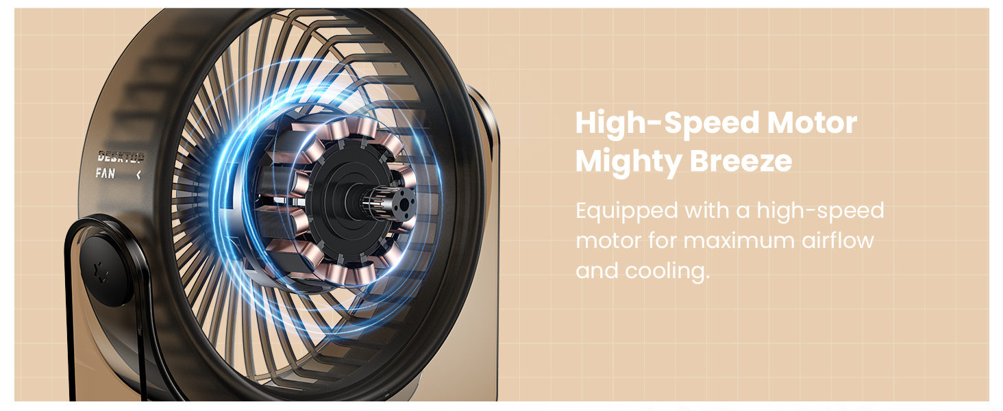 mini desk fan