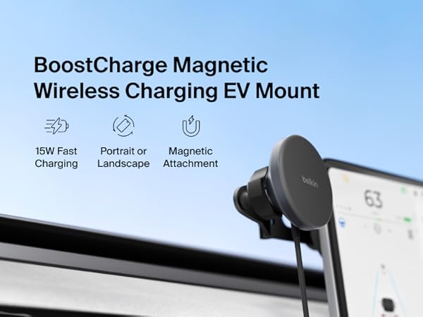 Belkin Wireless Charging EV Car Mount