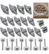 Luxbaro Garage Door Hardware Kit for 16'x7' and 18'x7' Height Double Garage Doors, Garage Door Hi...