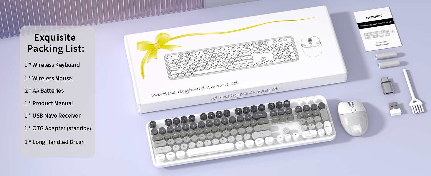 wireless keyboard mouse set