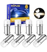BA9S LED Car Bulb Warm White,12-24V Nonpolarity 1895 53 57 64111 LED Bulb for Car Interior Dome M...