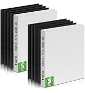 XBGG 2 Pack C545 HEPA Filter S for C545 Air Purifiers, Compatible with Winix C545 Air Filter Repl...
