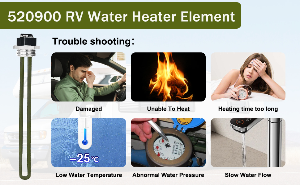 520900 RV Water Heater Element