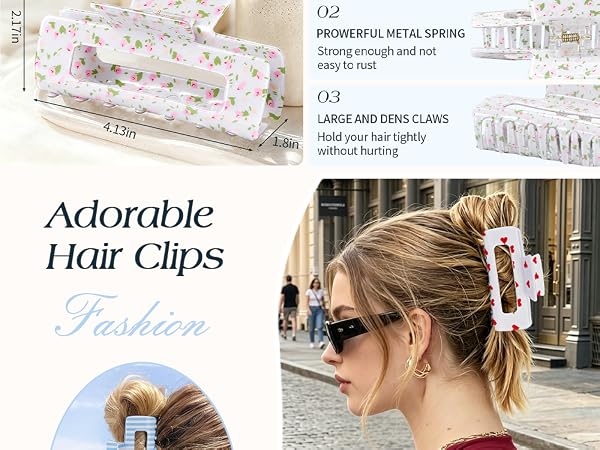 large hair clips for women