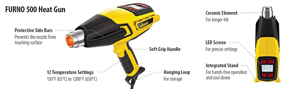 Wagner FURNO 500 Heat Gun Hot Air Tool