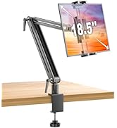Adjustable Portable Monitor Stand 15.6" - 360° Rotating Base Tall Tablet Desk Arm Holder Stand fo...
