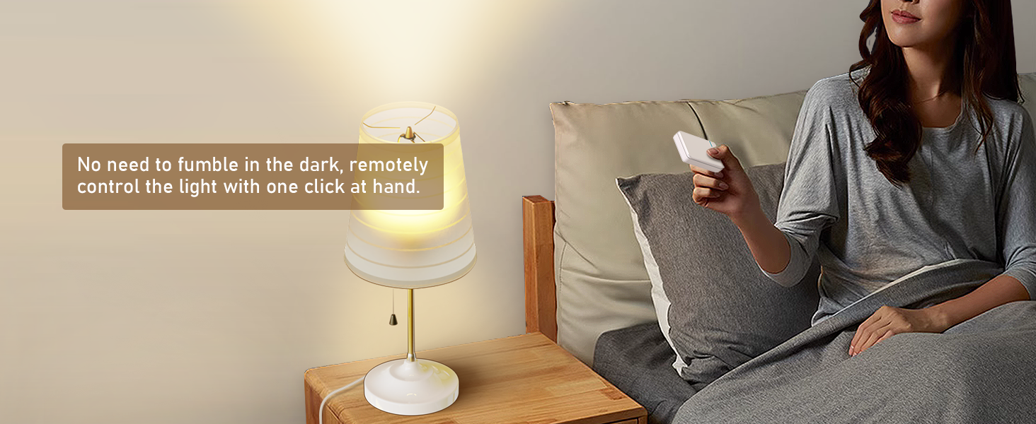 remotely control the light with one click at hand