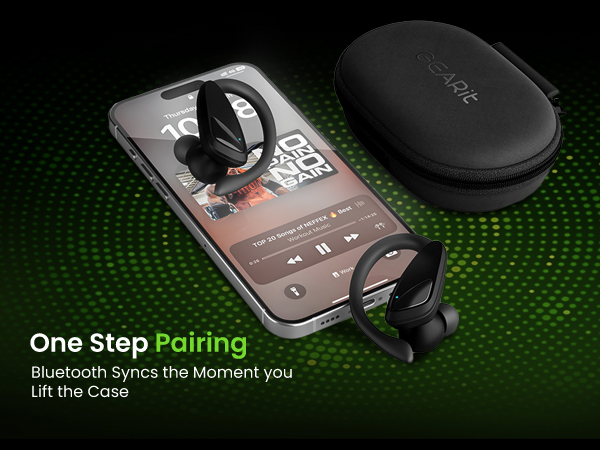 One Step Pairing Bluetooth Syncs the Moment you Lift the Case