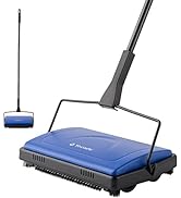 Yocada Carpet Sweeper Cleaner for Home Office Low Carpets Rugs Undercoat Carpets Pet Hair Dust Sc...