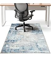 Large Office Chair Mat Desk Chair Mat for Hardwood Floor, Easy Glide for Office Home Gaming for T...